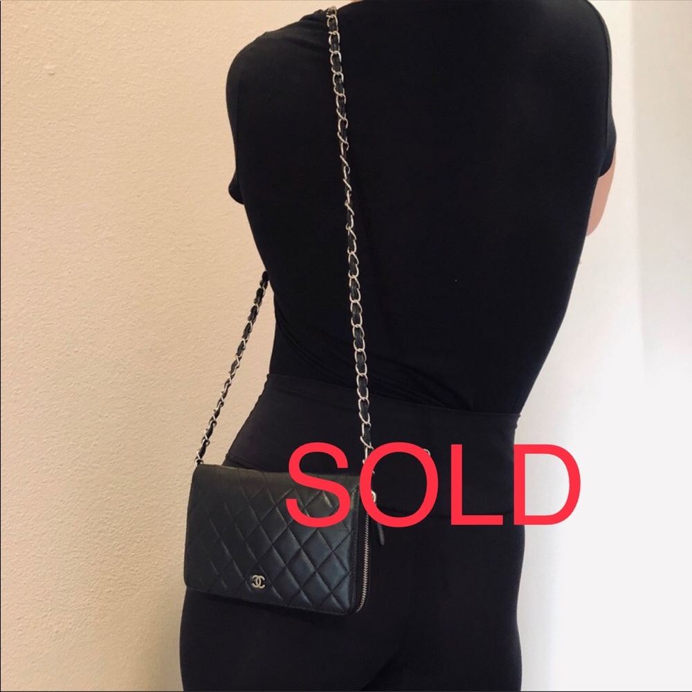 Chanel XL Chained Wallet Crossbody Purse
